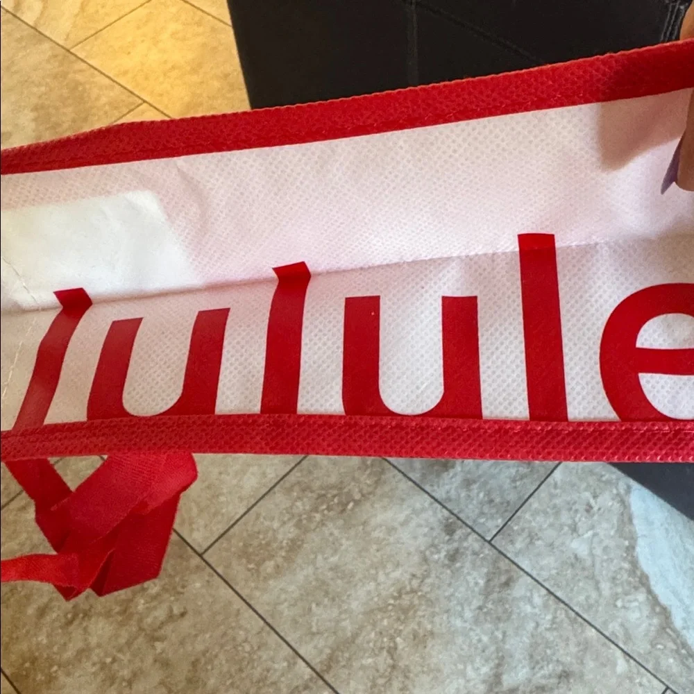 lululemon athletica Red Tote‎ Bag